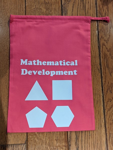 Bag with iron on vinyl