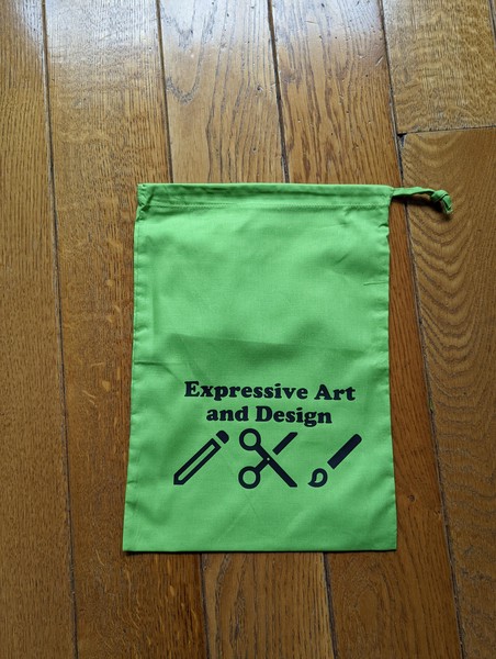 Bag with iron on vinyl