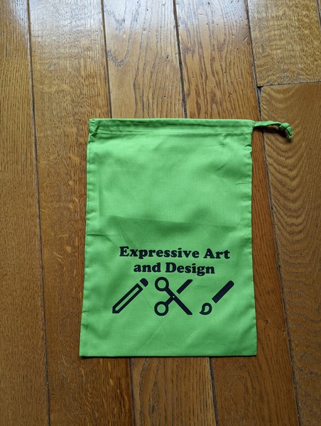Bag with iron on vinyl