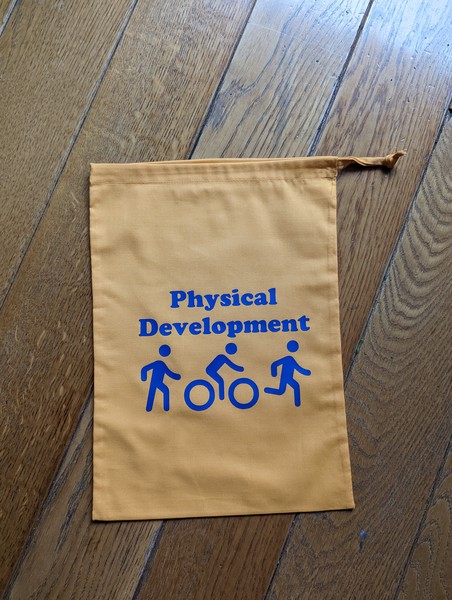 Bag with iron on vinyl