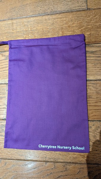 Bag back with iron on vinyl