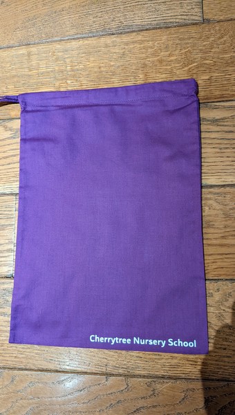 Bag back with iron on vinyl