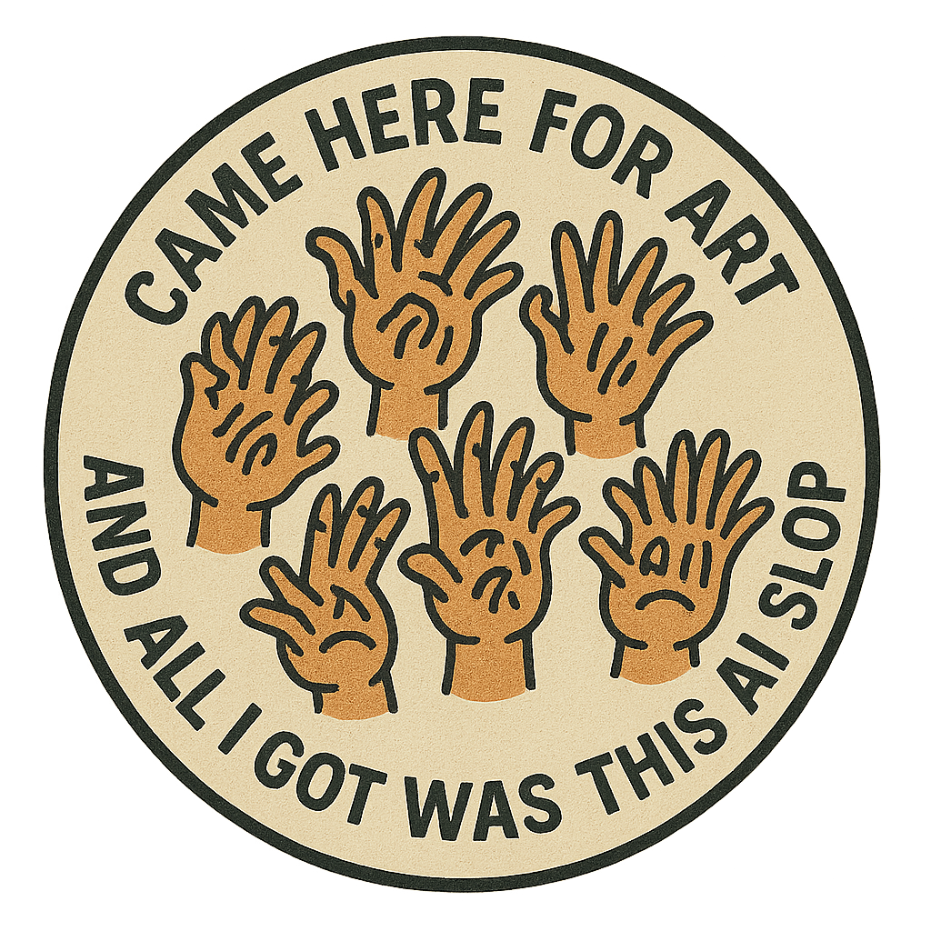 AI slop sticker