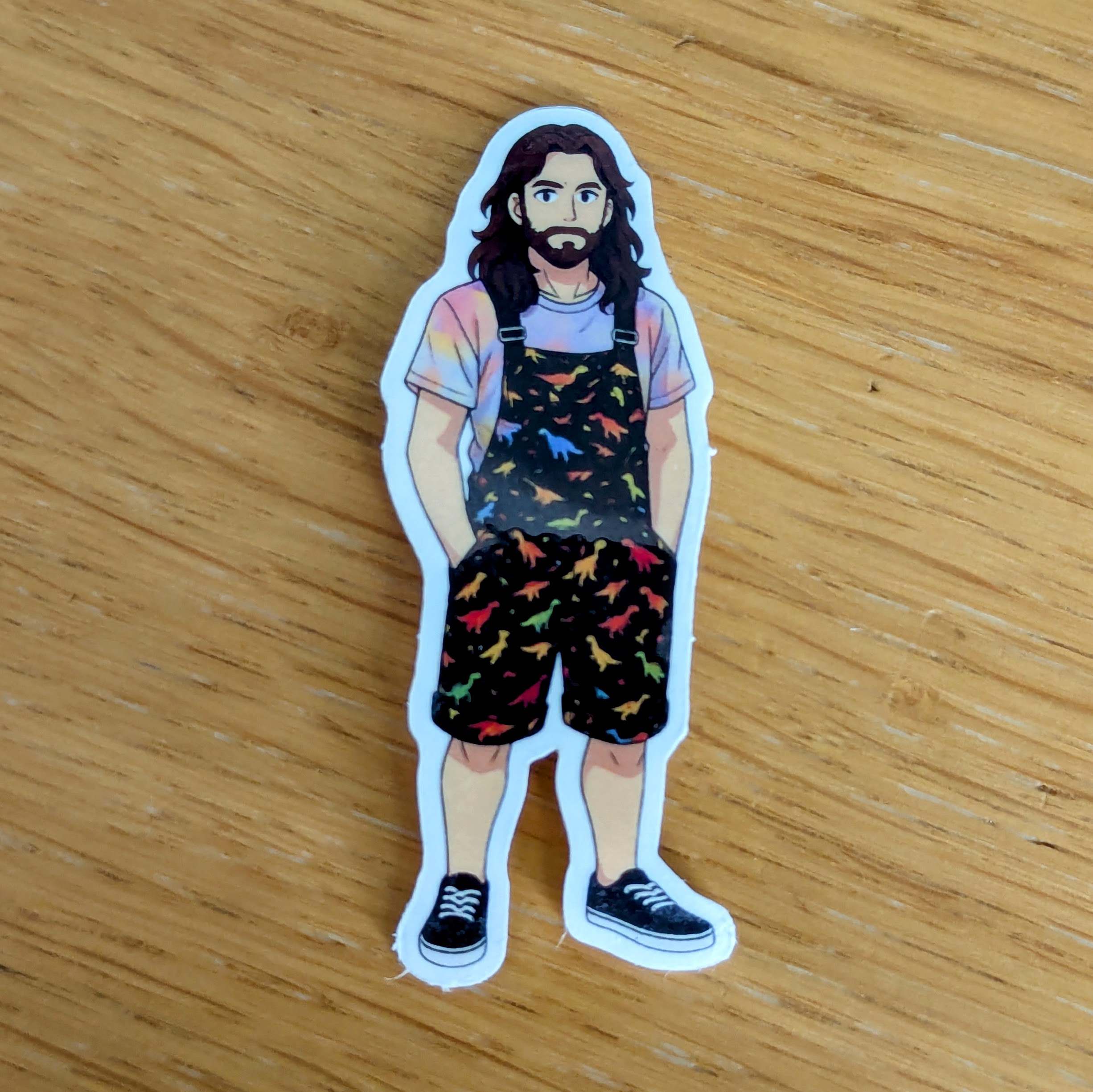 Sticker on Backing